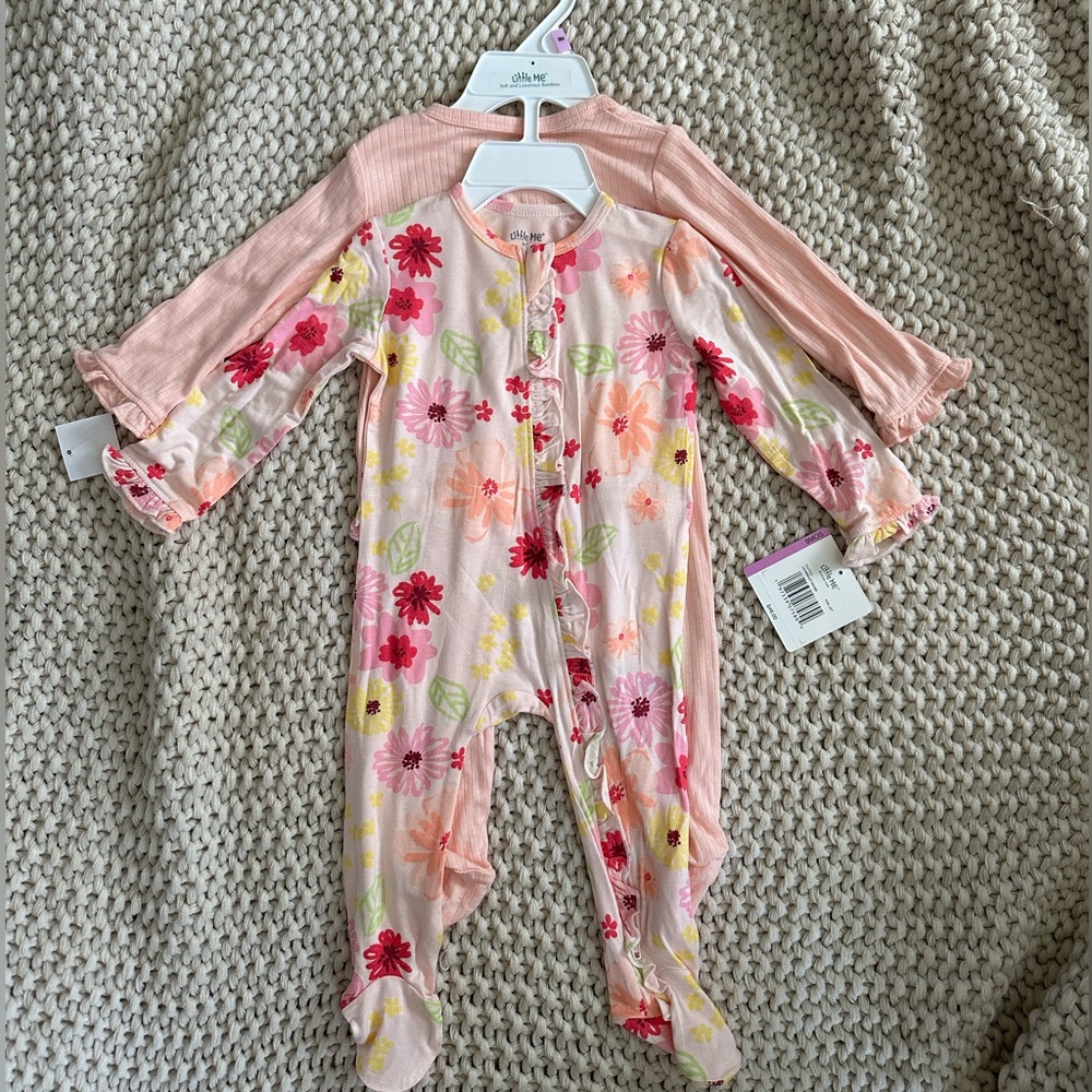 Little Me Bamboo Footies